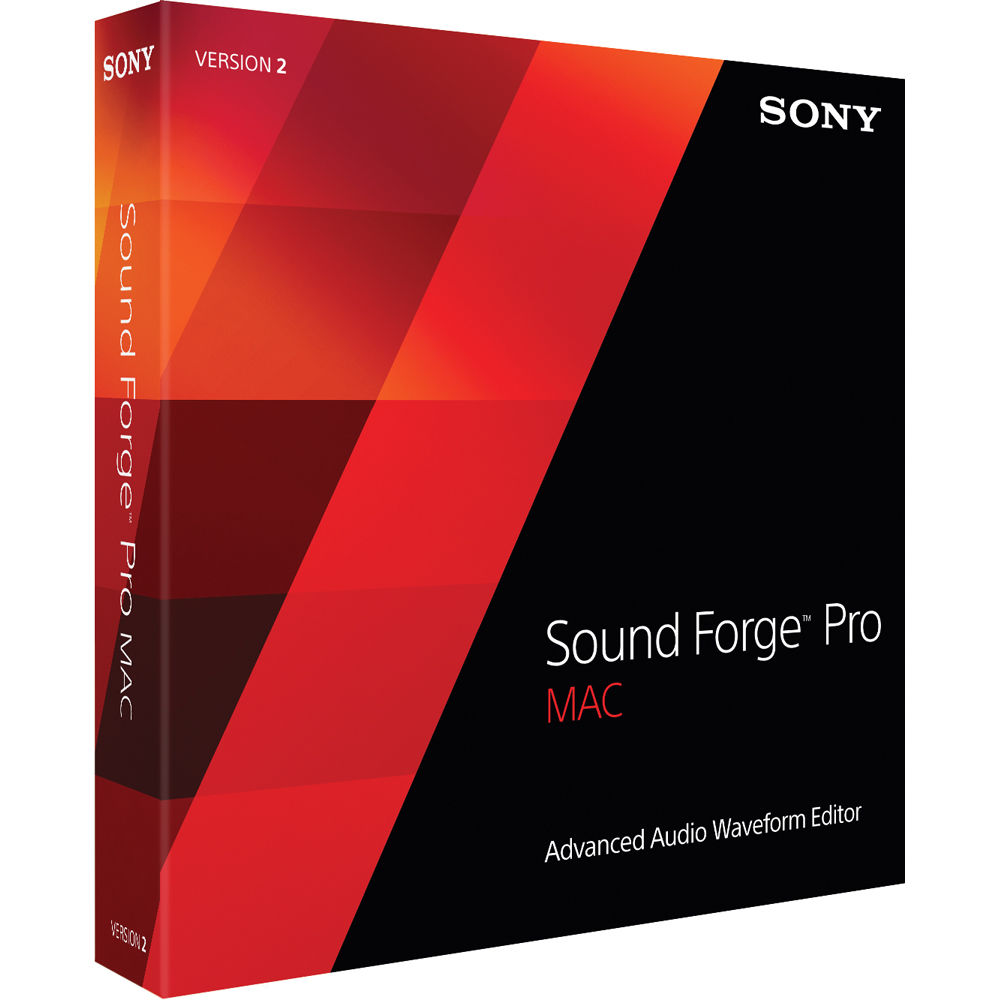 sound forge pro mac 2.5 from sound forge